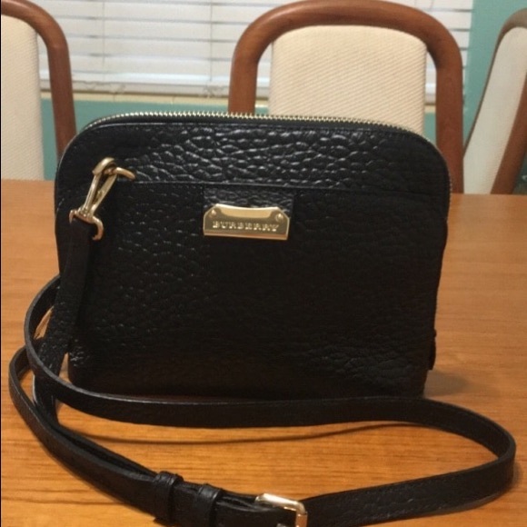 Genuine Harrogate  Burberry Black Leather Purse - Picture 1 of 8